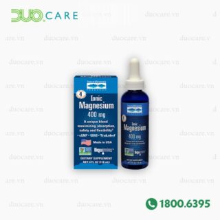 Ionic Magnesium - Bổ sung Ion Magie giúp giảm stress, giúp phòng ngừa rối loạn nhịp tim, hỗ trợ giảm chứng đau nửa đầu - TPBVSK