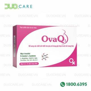 TPBVSK OvaQ1 - Cung cấp các dưỡng chất hỗ trợ chuẩn bị mang thai
