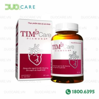 TIM Care Diamond - Hỗ trợ hoạt huyết, hỗ trợ giảm huyết ứ. Hỗ trợ giảm nguy cơ huyết khối. Hỗ trợ giảm ứ trệ tuần hoàn - TPBVSK