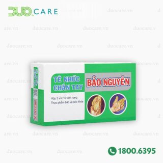 Tê nhức Bảo Nguyên - Bảo vệ sức khỏe, giảm tê nhức chân tay - TPBVSK