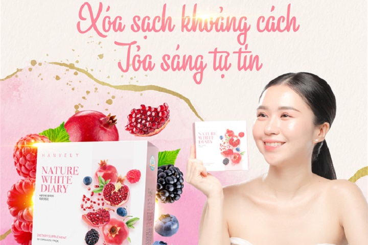 Viên uống Hanvely là một sản phẩm dưỡng trắng da, hỗ trợ cải thiện nám, tàn nhang, ngăn ngừa lão hóa