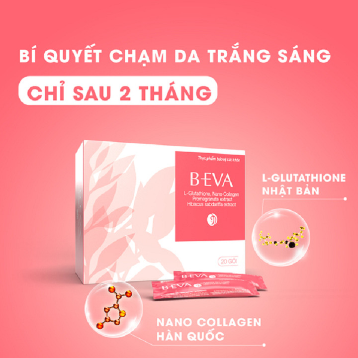 B-EVA bí quyết trắng da từ bên trong chỉ sau 2 tháng 