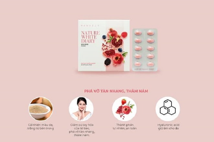 Thành phần của viên uống Hanvely được bào chế hoàn toàn từ thiên nhiên