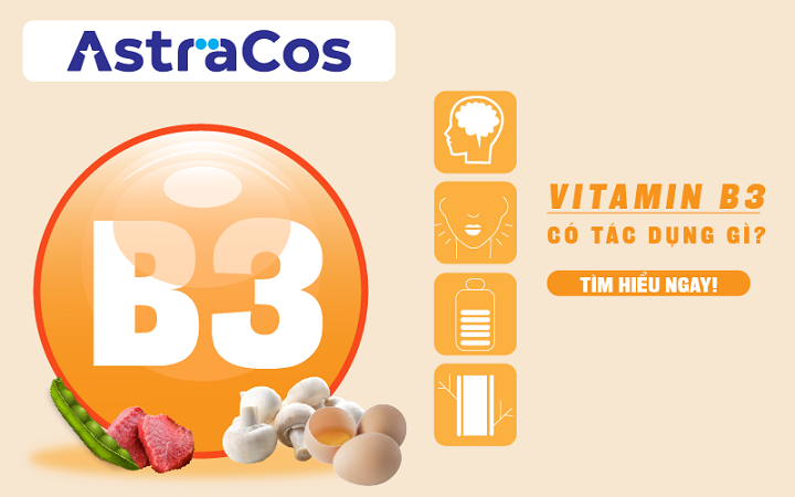 Tác dụng của vitamin B3 đối với da là gì?
