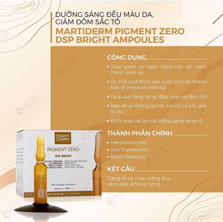 Công dụng của Serum Dsp Martiderm