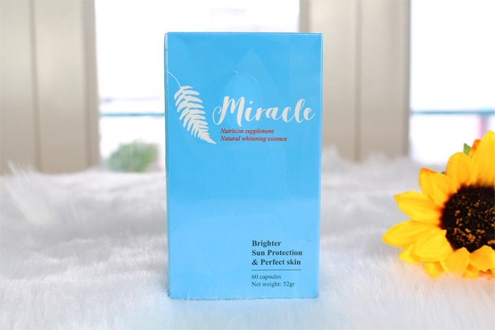 viên uống trắng da miracle được rất nhiều người tin dùng