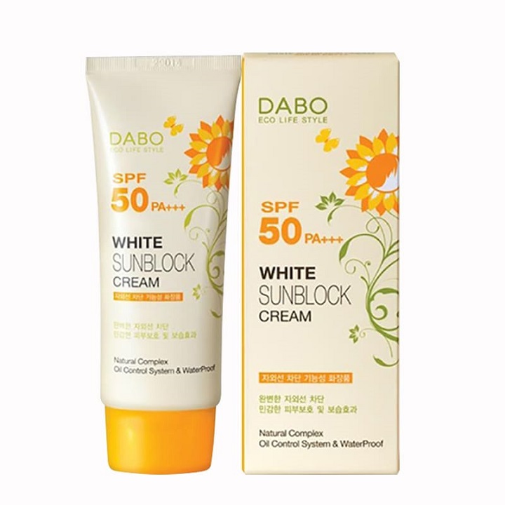 Kem Chống Nắng DABO White Sunblock Cream SPF50