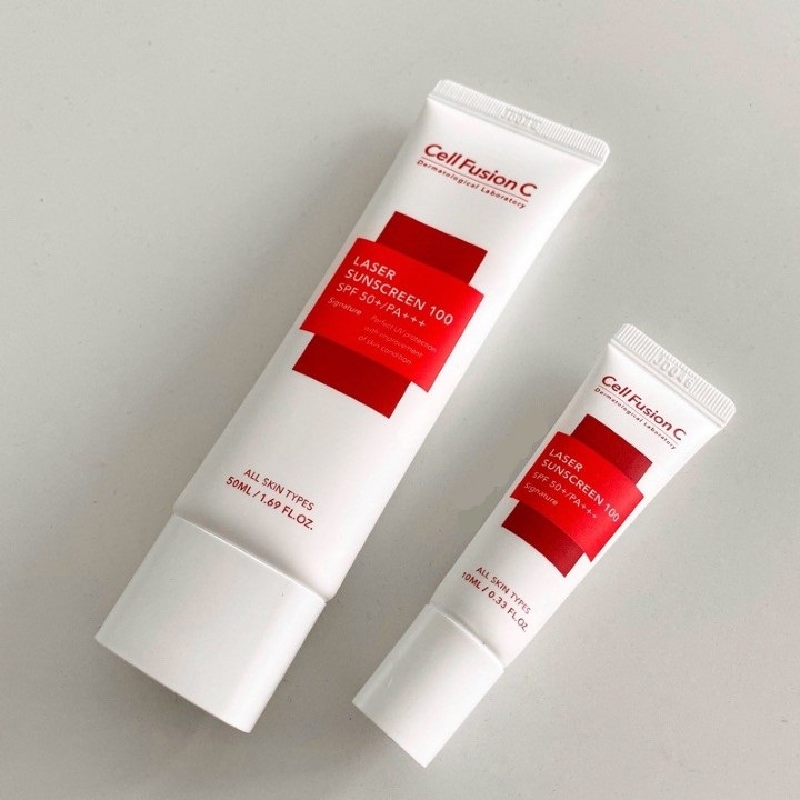 Kem chống nắng Cell Fusion C Laser Sunscreen 100 SPF50+ dành cho làn da nhạy cảm