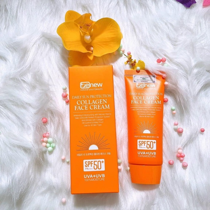 Kem chống nắng Benew Daily Sun Protection Collagen Face Cream