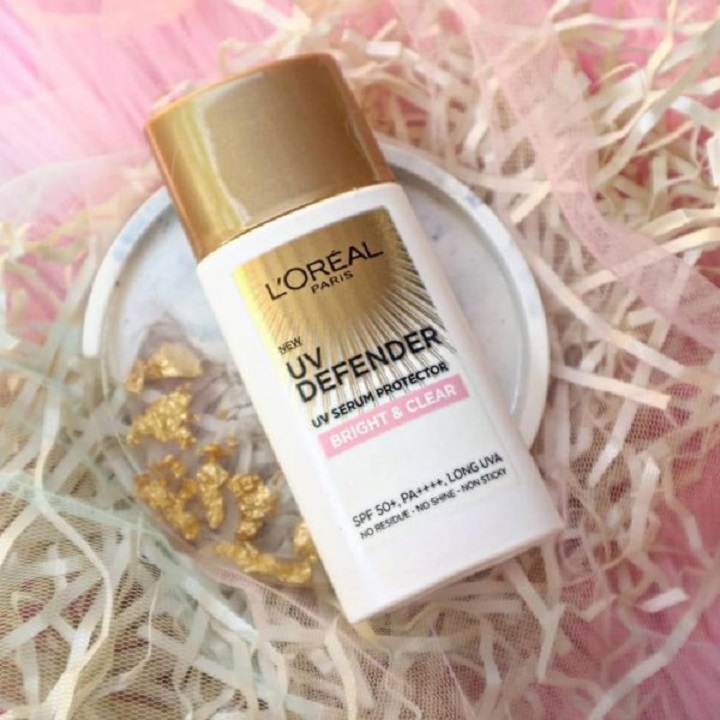 L’Oreal Paris UV Defender Bright & Clear UV Serum Protector SPF 50+ PA++++