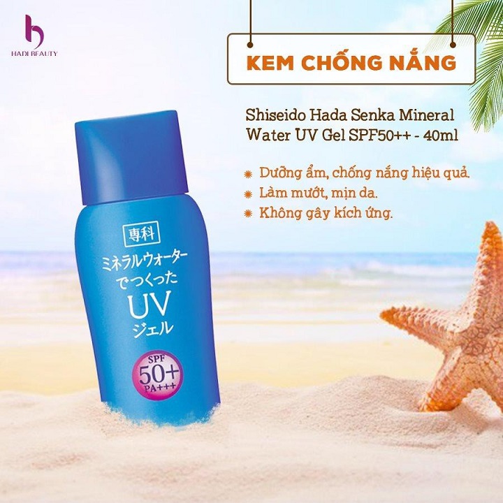 Kem chống nắng Shiseido Mineral Water Senka Mẹ bỉm sữa