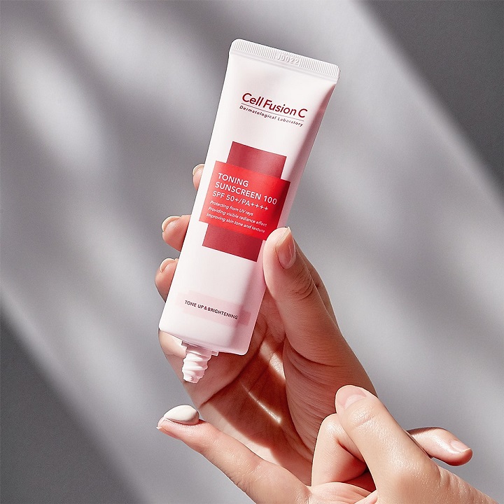 Kem Chống Nắng Cell Fusion C Nâng Tông Da Tuýp 50ml body nâng tông